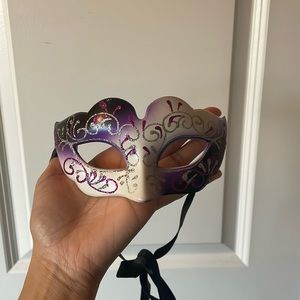 Purple masquerade mask